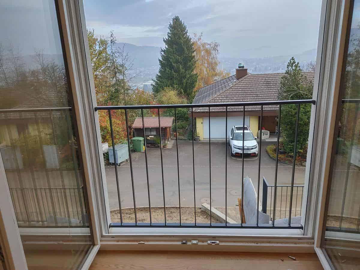 Französischer Balkon Anthrazit